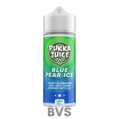 Blue Pear Ice 100ml Shortfill by Pukka Juice