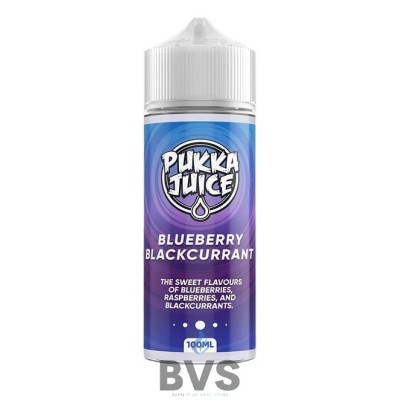 Blueberry Blackcurrant 100ml Shortfill by Pukka Juice