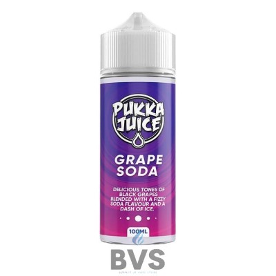 Grape Soda 100ml Shortfill by Pukka Juice