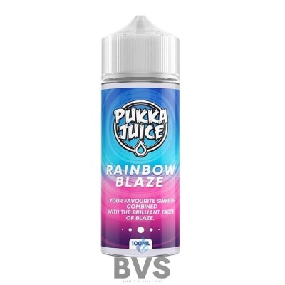 Rainbow Blaze 100ml Shortfill by Pukka Juice