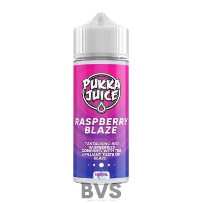 Raspberry Blaze 100ml Shortfill by Pukka Juice