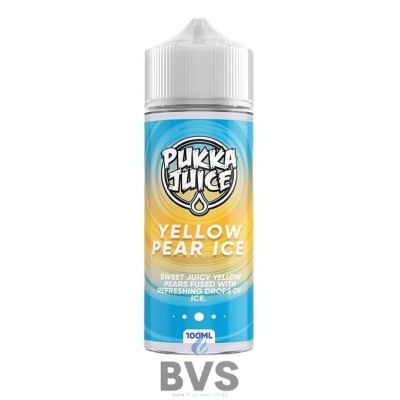 Yellow Pear Ice 100ml Shortfill by Pukka Juice