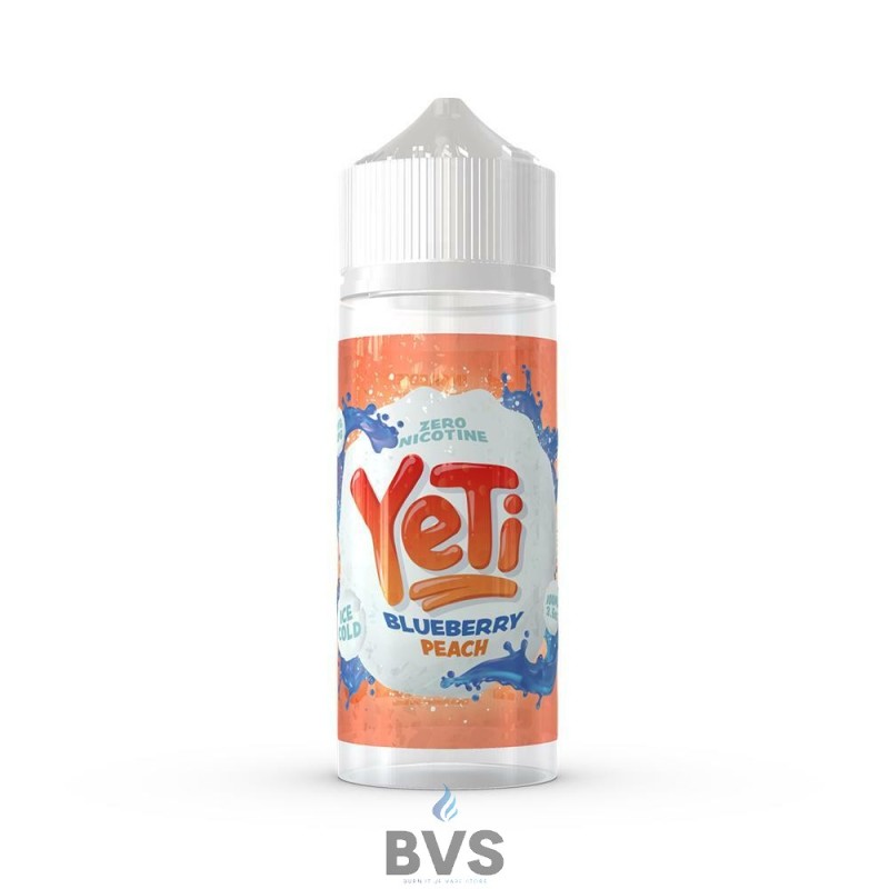 BLUEBERRY PEACH BY YETI E LIQUID 100ML SHORT FILL BLUEBERRY PEACH BY YETI E LIQUID 100ML SHORT FILL
