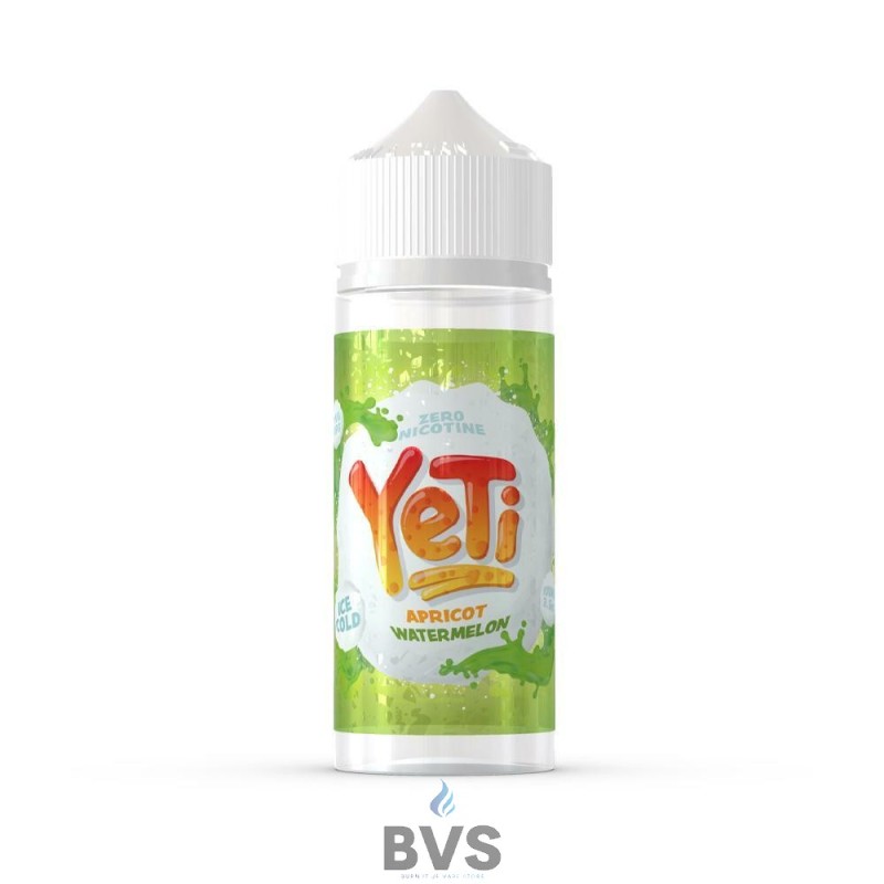 APRICOT WATERMELON BY YETI E LIQUID 100ML SHORT FILL APRICOT WATERMELON BY YETI E LIQUID 100ML SHORT FILL