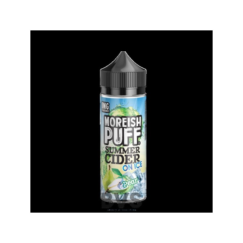 PEAR SUMMER CIDER ON ICE 100ML SHORT FILL BY MOREISH PUFF PEAR SUMMER CIDER ON ICE 100ML SHORT FILL BY MOREISH PUFF