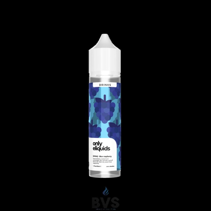 BLUE RASPBERRY SHORTFILL E-LIQUID BY ONLY ELIQUIDS DRINKS 50ML BLUE RASPBERRY SHORTFILL E-LIQUID BY ONLY ELIQUIDS DRINKS 50ML