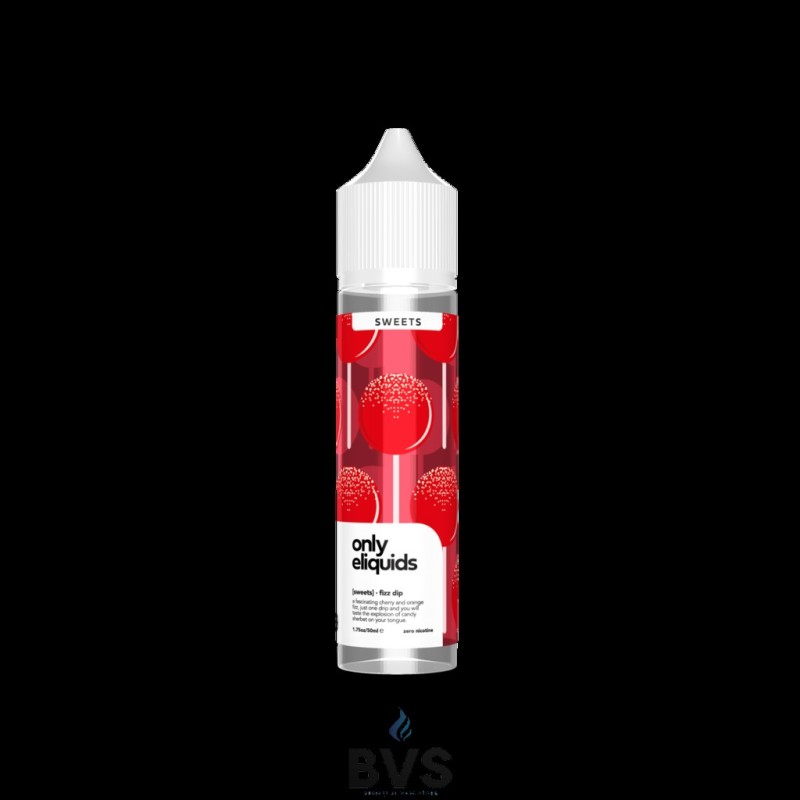 FIZZ DIP SHORTFILL E-LIQUID BY ONLY ELIQUIDS SWEETS 50ML FIZZ DIP SHORTFILL E-LIQUID BY ONLY ELIQUIDS SWEETS 50ML