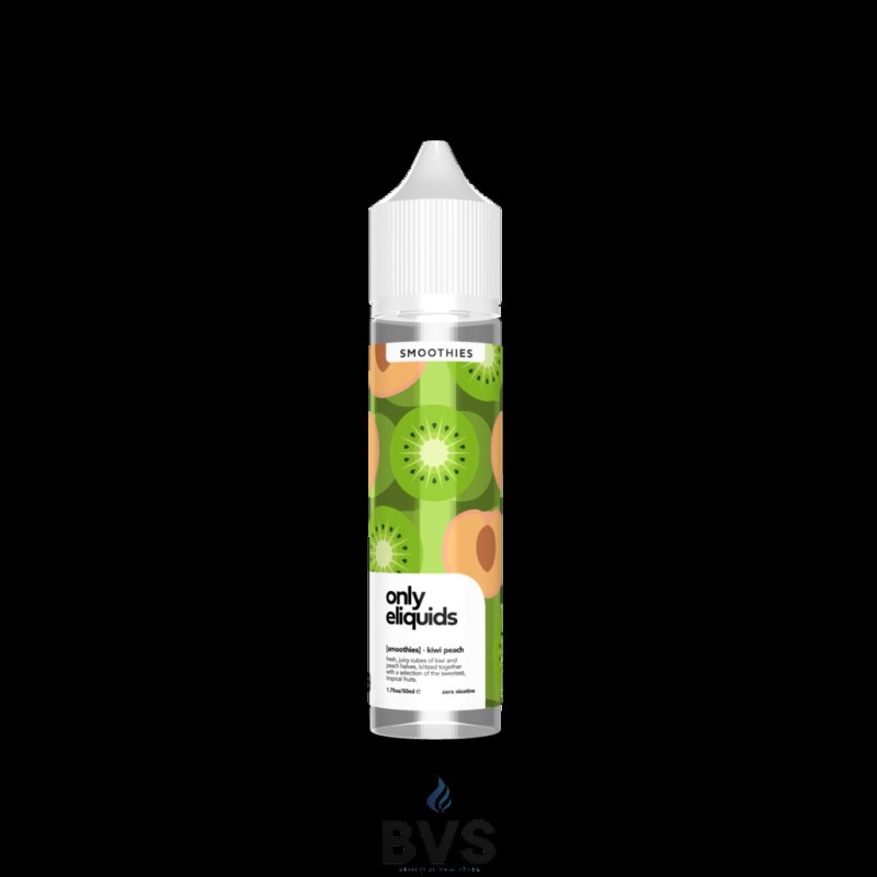 KIWI PEACH SHORTFILL E-LIQUID BY ONLY ELIQUIDS SMOOTHIES 50ML KIWI PEACH SHORTFILL E-LIQUID BY ONLY ELIQUIDS SMOOTHIES 50ML