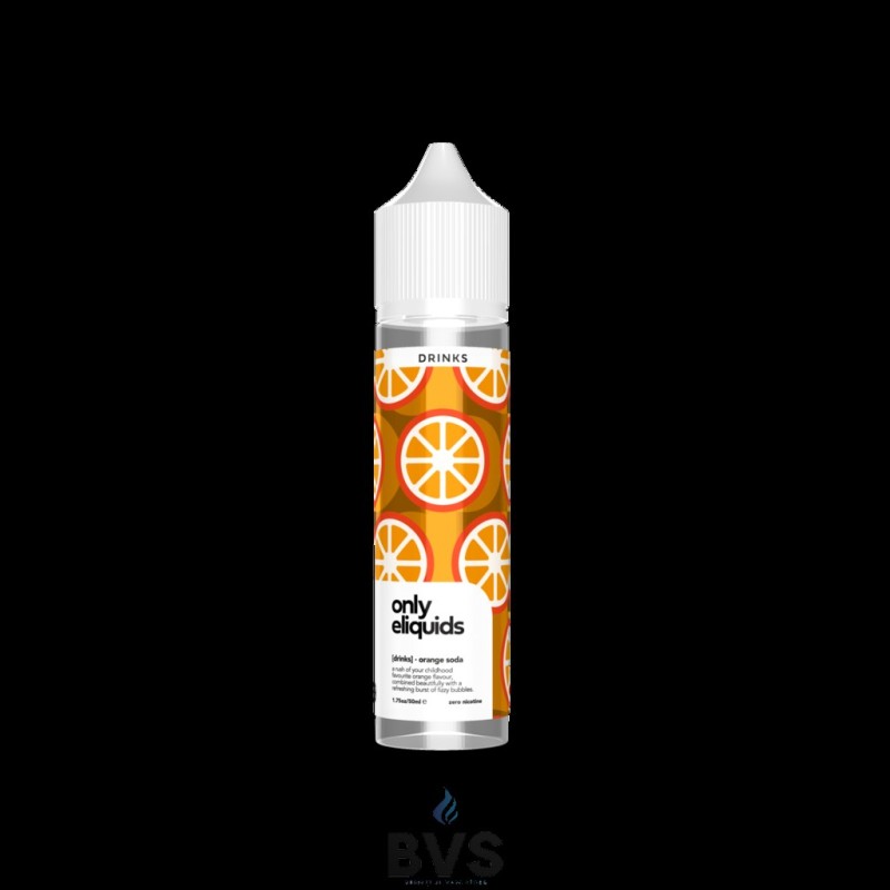 ORANGE SODA SHORTFILL E-LIQUID BY ONLY ELIQUIDS DRINKS 50ML ORANGE SODA SHORTFILL E-LIQUID BY ONLY ELIQUIDS DRINKS 50ML