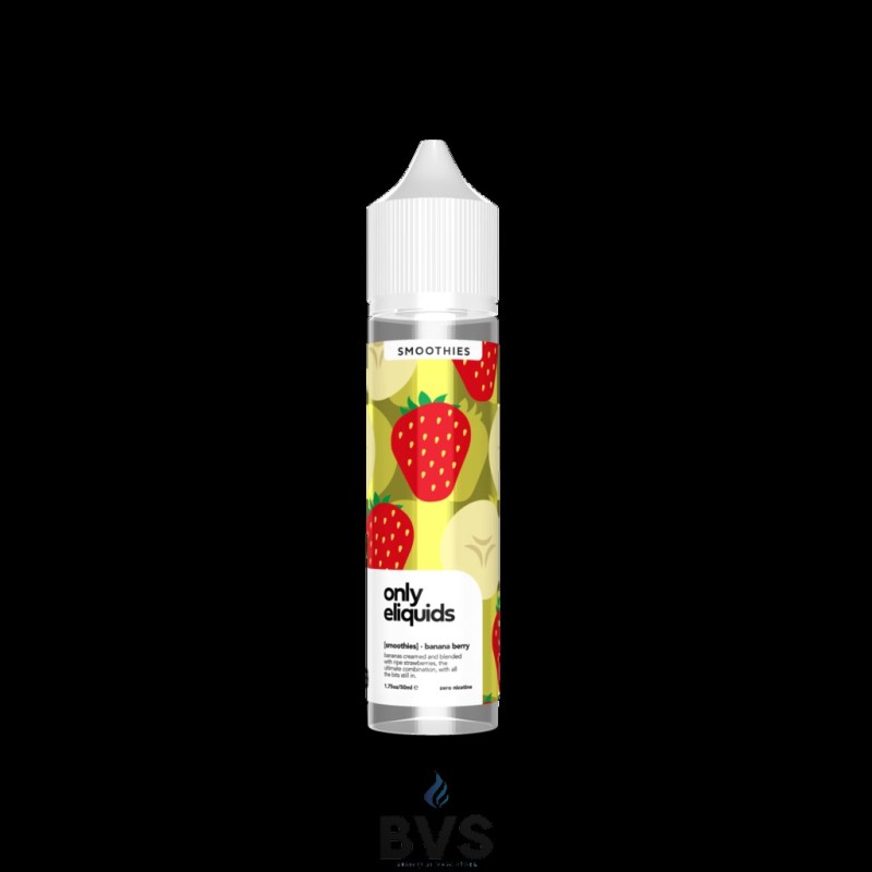 BANANA BERRY SHORTFILL E-LIQUID BY ONLY ELIQUIDS SMOOTHIES 50ML BANANA BERRY SHORTFILL E-LIQUID BY ONLY ELIQUIDS SMOOTHIES 50ML