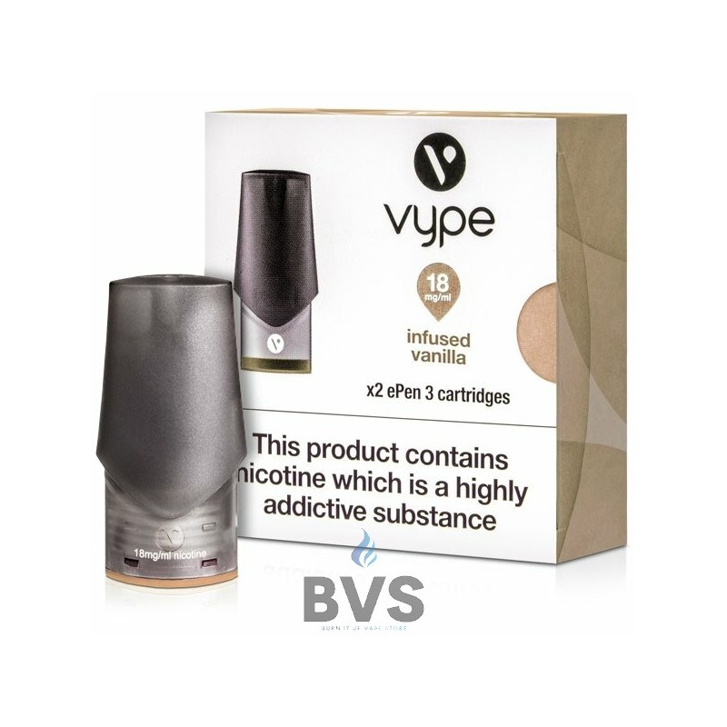 INFUSED VANILLA EPEN 3 PREFILLED VAPE POD BY VYPE INFUSED VANILLA EPEN 3 PREFILLED VAPE POD BY VYPE