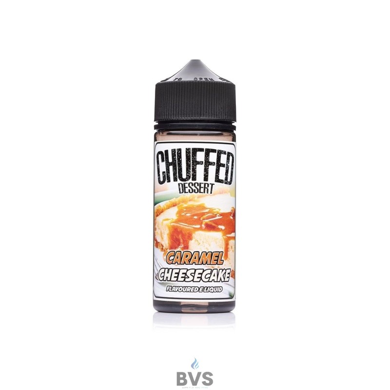Chuffed Caramel Cheese Cake Eliquid 100ml Chuffed Caramel Cheese Cake Eliquid 100ml