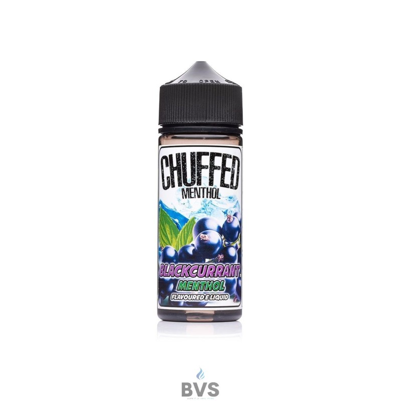 Blackcurrant Menthol E-liquid by Chuffed 100ml Blackcurrant Menthol E-liquid by Chuffed 100ml