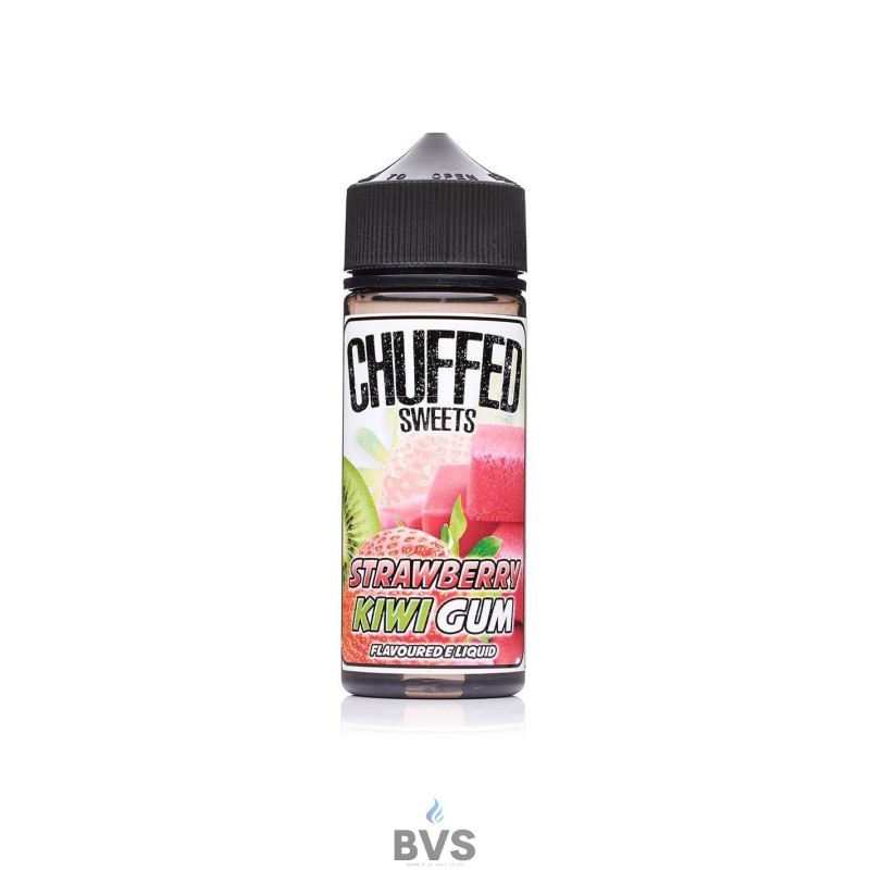 Strawberry Kiwi Gum E-liquid by Chuffed 100ml Strawberry Kiwi Gum E-liquid by Chuffed 100ml