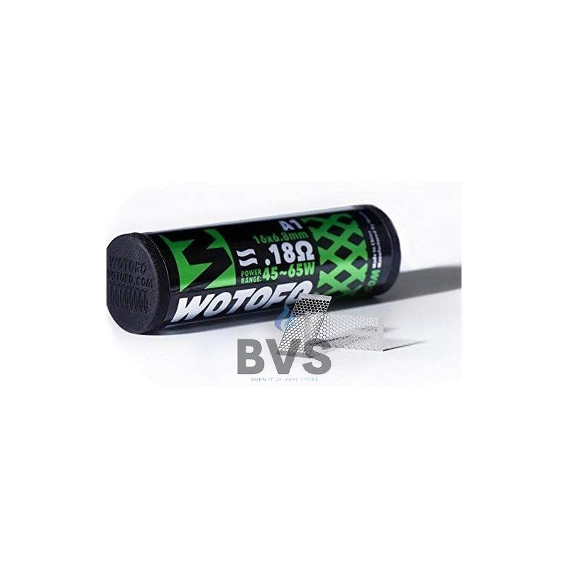 WOTOFO MESH STYLE COIL 6.8MM - 0.18OHM 10 PACK WOTOFO MESH STYLE COIL 6.8MM - 0.18OHM 10 PACK