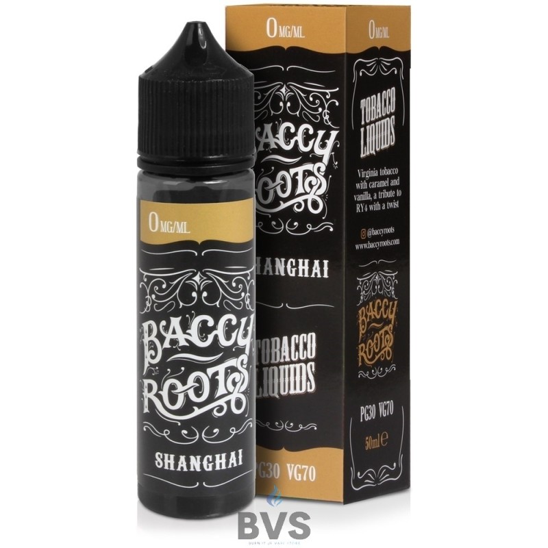 SHANGHAI SHORTFILL E-LIQUID BY BACCY ROOTS 50ML SHANGHAI SHORTFILL E-LIQUID BY BACCY ROOTS 50ML
