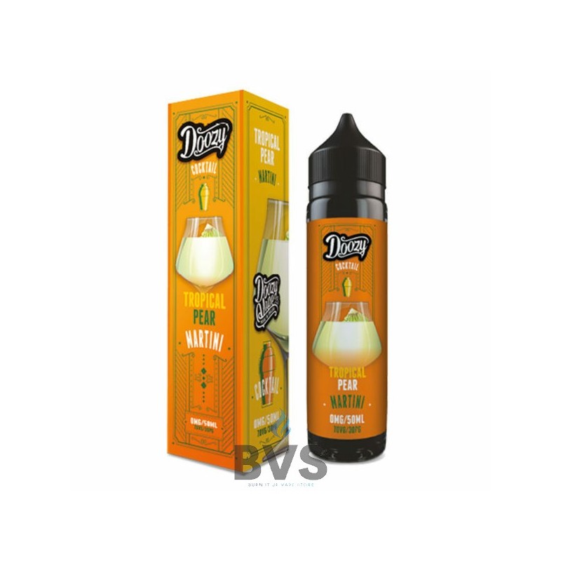 TROPICAL PEAR MARTINI SHORTFILL E-LIQUID BY DOOZY COCKTAILS 50ML TROPICAL PEAR MARTINI SHORTFILL E-LIQUID BY DOOZY COCKTAILS 50ML