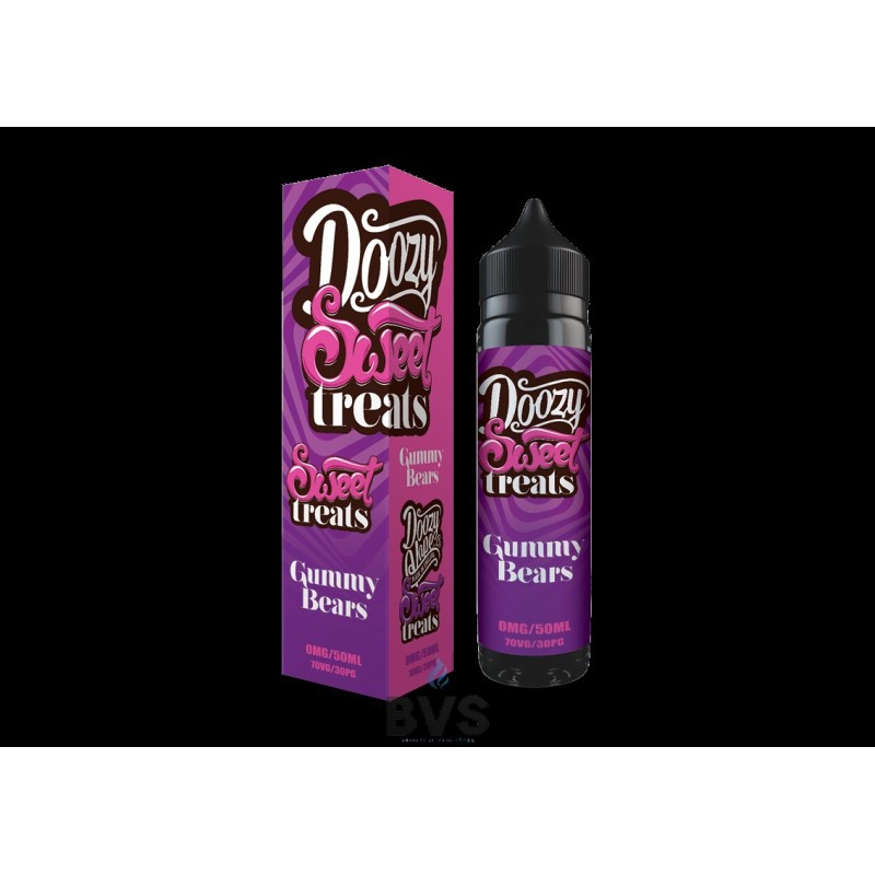 GUMMY BEAR SHORTFILL E-LIQUID BY DOOZY VAPE CO SWEET TREATS 50ML GUMMY BEAR SHORTFILL E-LIQUID BY DOOZY VAPE CO SWEET TREATS 50ML