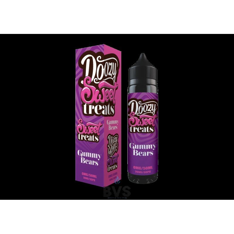 GUMMY BEAR SHORTFILL E-LIQUID BY DOOZY VAPE CO SWEET TREATS 50ML GUMMY BEAR SHORTFILL E-LIQUID BY DOOZY VAPE CO SWEET TREATS 50ML