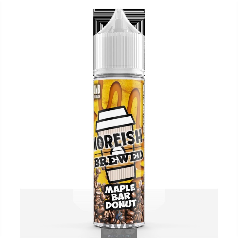 MAPLE BAR DONUT BY MOREISH BREWED E LIQUID | 100ML SHORT FILL MAPLE BAR DONUT BY MOREISH BREWED E LIQUID | 100ML SHORT FILL