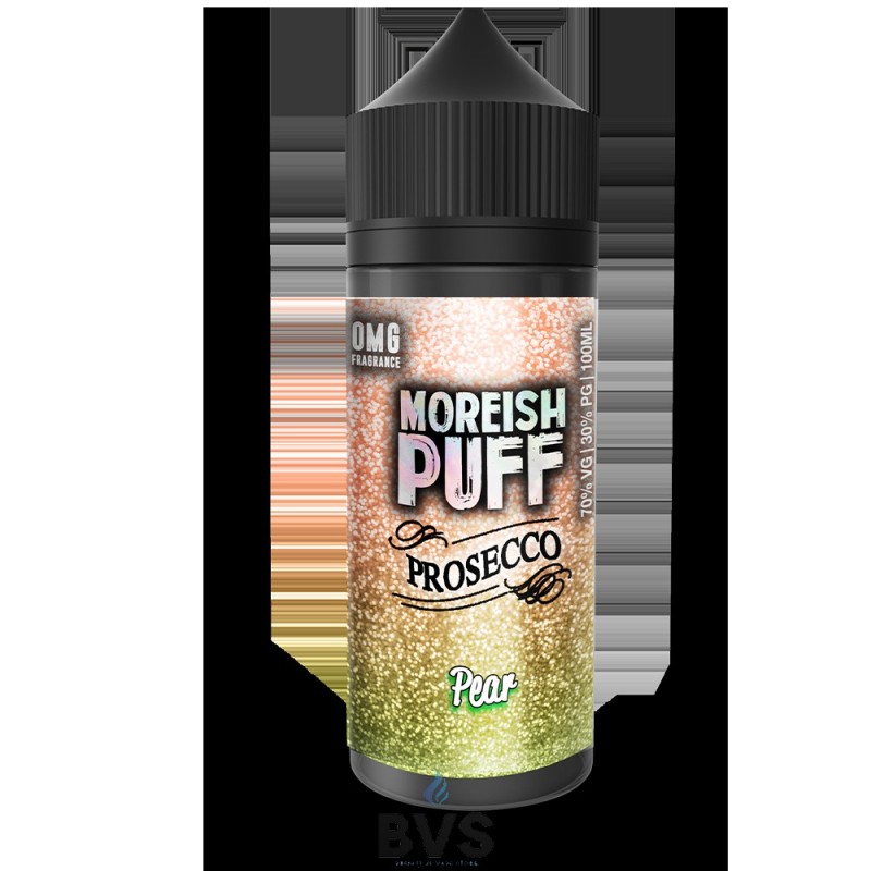 PEAR PROSECCO BY MOREISH PUFF E LIQUID | 100ML SHORT FILL PEAR PROSECCO BY MOREISH PUFF E LIQUID | 100ML SHORT FILL