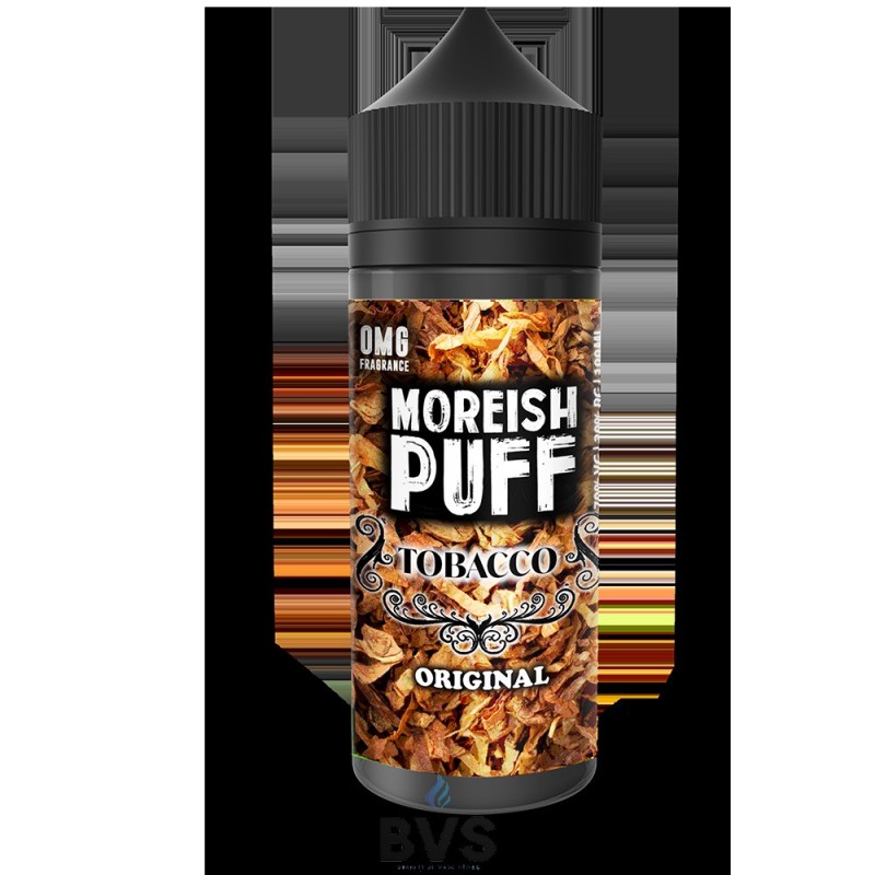ORIGINAL TOBACCO BY MOREISH PUFF E LIQUID | 100ML SHORT FILL ORIGINAL TOBACCO BY MOREISH PUFF E LIQUID | 100ML SHORT FILL