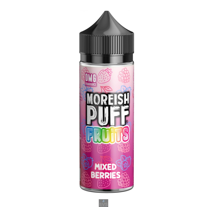 MIXED BERRIES | FRUITS BY MOREISH PUFF E LIQUID | 100ML SHORT FILL MIXED BERRIES | FRUITS BY MOREISH PUFF E LIQUID | 100ML SHORT FILL