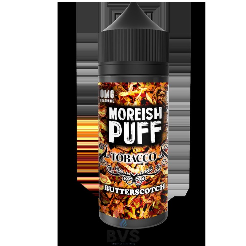 BUTTERSCOTCH TOBACCO BY MOREISH PUFF ELIQUID 100ML SHORTFILL BUTTERSCOTCH TOBACCO BY MOREISH PUFF ELIQUID 100ML SHORTFILL