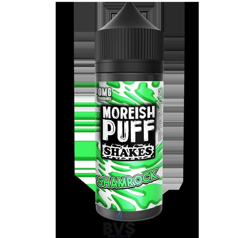 SHAMROCK | SHAKES BY MOREISH PUFF E LIQUID | 100ML SHORT FILL SHAMROCK | SHAKES BY MOREISH PUFF E LIQUID | 100ML SHORT FILL