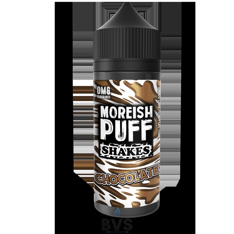 CHOCOLATE SHAKES by MOREISH PUFF ELIQUID 100ML SHORTFILL CHOCOLATE SHAKES by MOREISH PUFF ELIQUID 100ML SHORTFILL