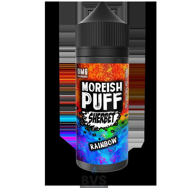 RAINBOW | SHERBET BY MOREISH PUFF E LIQUID | 100ML SHORT FILL RAINBOW | SHERBET BY MOREISH PUFF E LIQUID | 100ML SHORT FILL