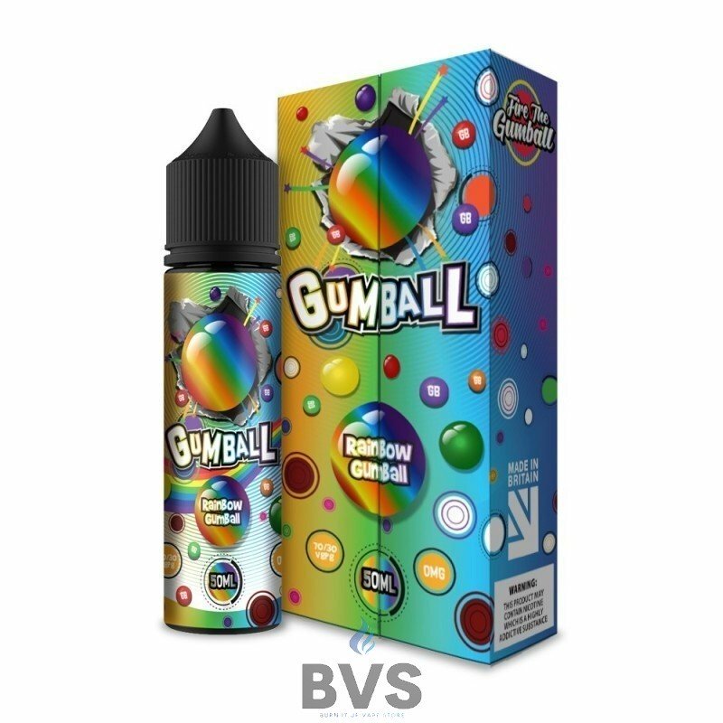 SLUSHIE GUMBALL RAINBOW GUMBALL 50ML SHORTFILL SLUSHIE GUMBALL RAINBOW GUMBALL 50ML SHORTFILL