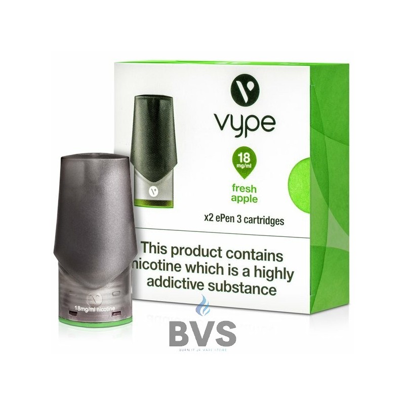 FRESH APPLE EPEN 3 PREFILLED VAPE POD BY VYPE FRESH APPLE EPEN 3 PREFILLED VAPE POD BY VYPE