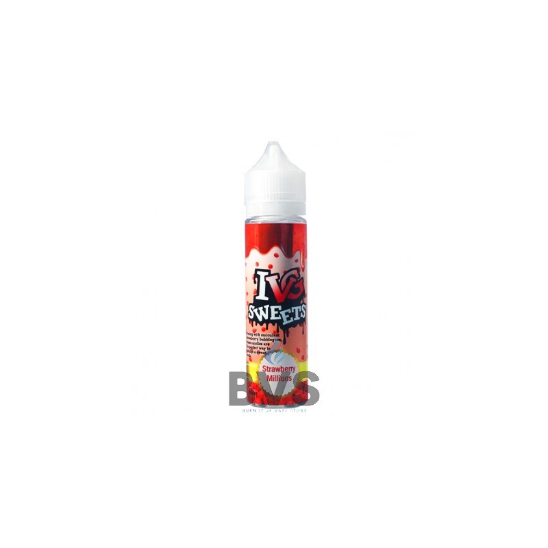 STRAWBERRY MILLIONS (Select Range) SHORTFILL E-LIQUID BY IVG SWEETS 50ML STRAWBERRY MILLIONS (Select Range) SHORTFILL E-LIQUID BY IVG SWEETS 50ML