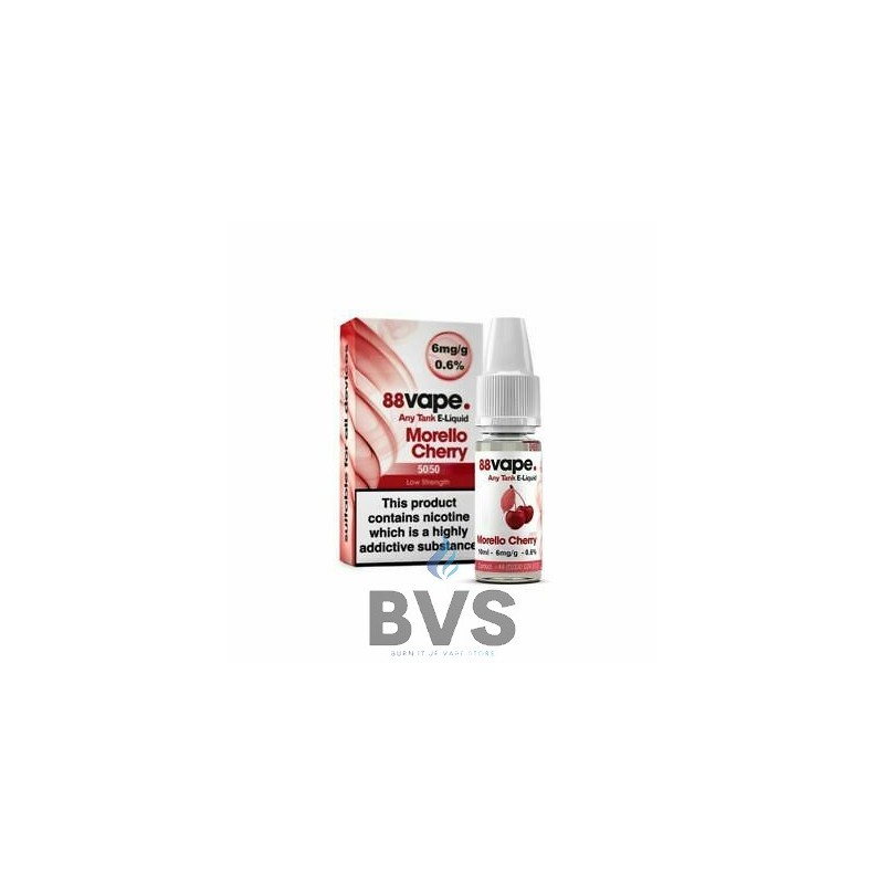 MORELLO CHERRY E-LIQUID BY 88VAPE ANY TANK MORELLO CHERRY E-LIQUID BY 88VAPE ANY TANK