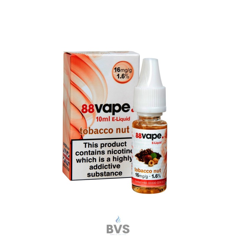TOBACCO NUT E-LIQUID BY 88VAPE TOBACCO NUT E-LIQUID BY 88VAPE