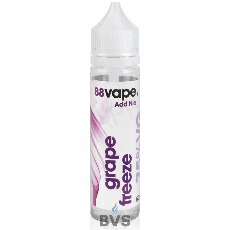 GRAPE FREEZE SHORTFILL E-LIQUID BY 88VAPE 50ML GRAPE FREEZE SHORTFILL E-LIQUID BY 88VAPE 50ML