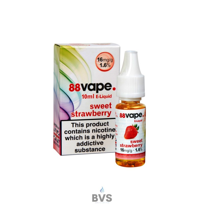 SWEET STRAWBERRY E-LIQUID BY 88VAPE SWEET STRAWBERRY E-LIQUID BY 88VAPE