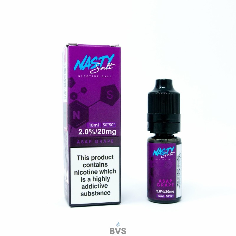 ASAP GRAPE ELIQUID BY NASTY SALTS ASAP GRAPE ELIQUID BY NASTY SALTS