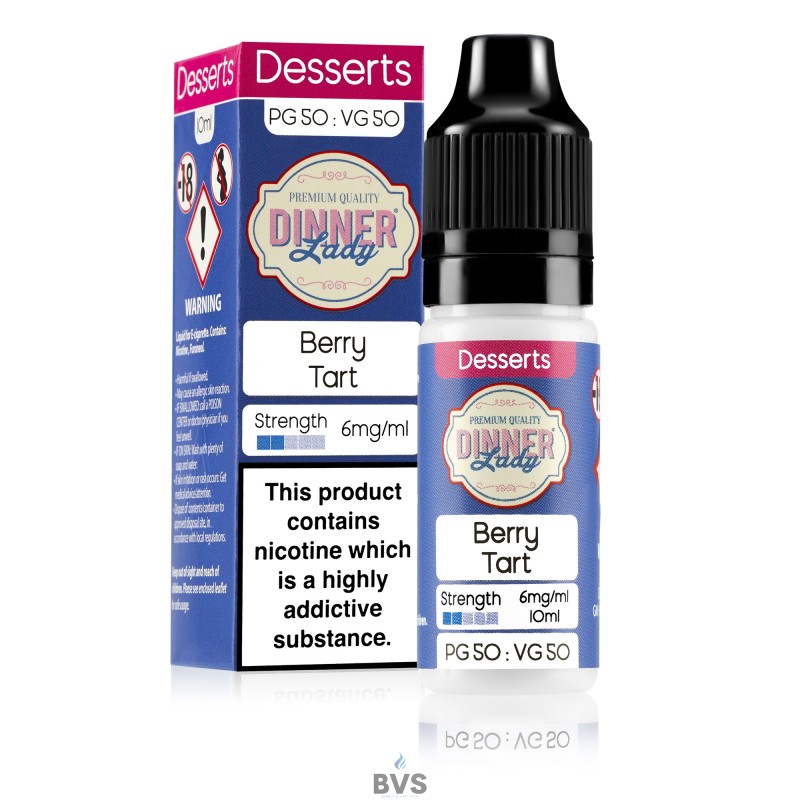 BERRY TART ELIQUID BY DINNER LADY 50/50 BERRY TART ELIQUID BY DINNER LADY 50/50