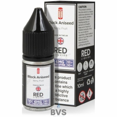 BLACK ANISEED E-LIQUID BY RED LIQUID 50/50