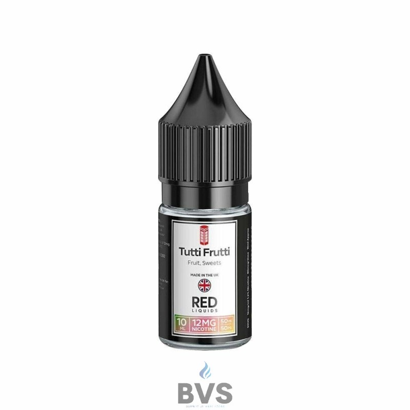 TUTTI FRUITY E-LIQUID BY RED LIQUID 50/50 TUTTI FRUITY E-LIQUID BY RED LIQUID 50/50