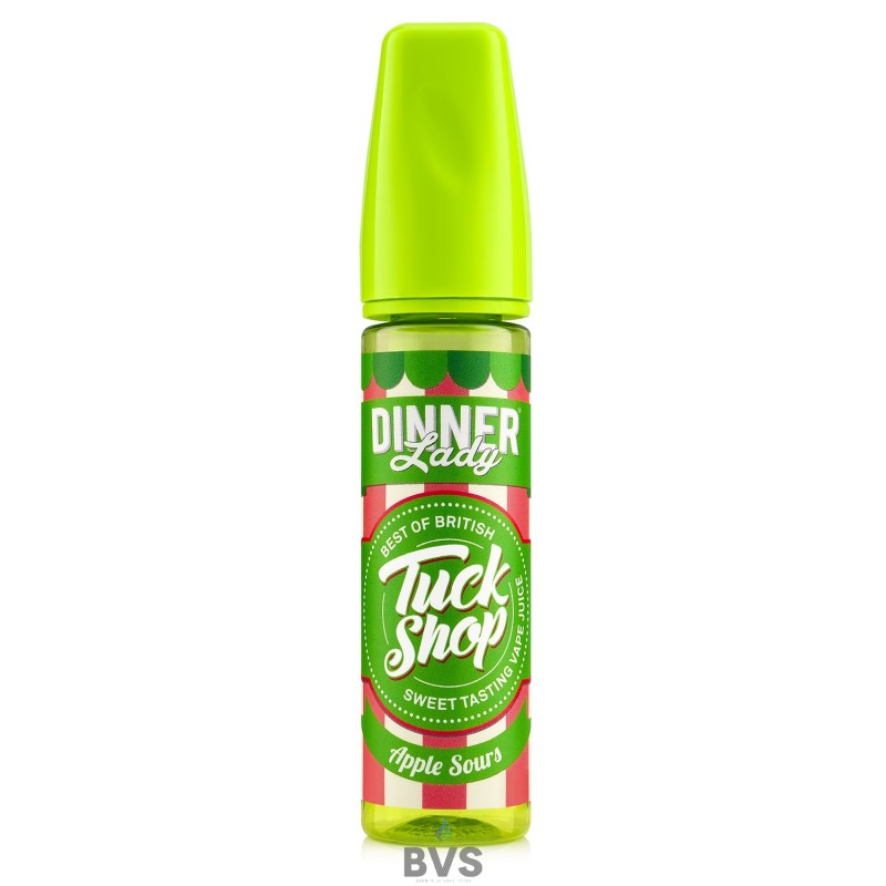 APPLE SOURS SHORTFILL BY TUCK SHOP DINNER LADY APPLE SOURS SHORTFILL BY TUCK SHOP DINNER LADY