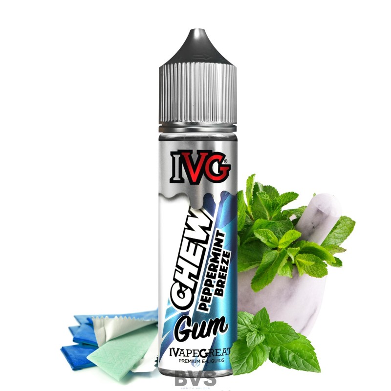 PEPPERMINT BREEZE 50ML SHORTFILL BY IVG CHEWS PEPPERMINT BREEZE 50ML SHORTFILL BY IVG CHEWS