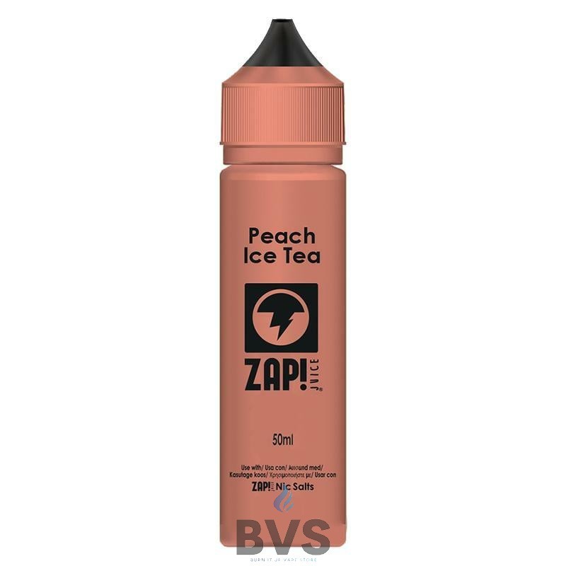 Peach Iced Tea by Zap eLiquid 50ml Short Fill Peach Iced Tea by Zap eLiquid 50ml Short Fill