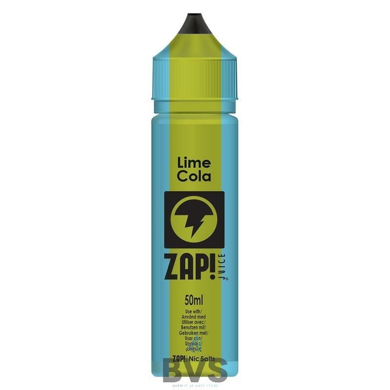 Lime Cola by Zap eLiquid 50ml Short Fill Lime Cola by Zap eLiquid 50ml Short Fill
