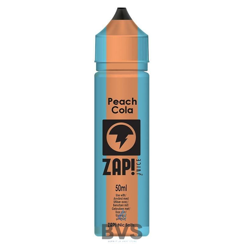 Peach Cola by Zap eLiquid 50ml Short Fill Peach Cola by Zap eLiquid 50ml Short Fill
