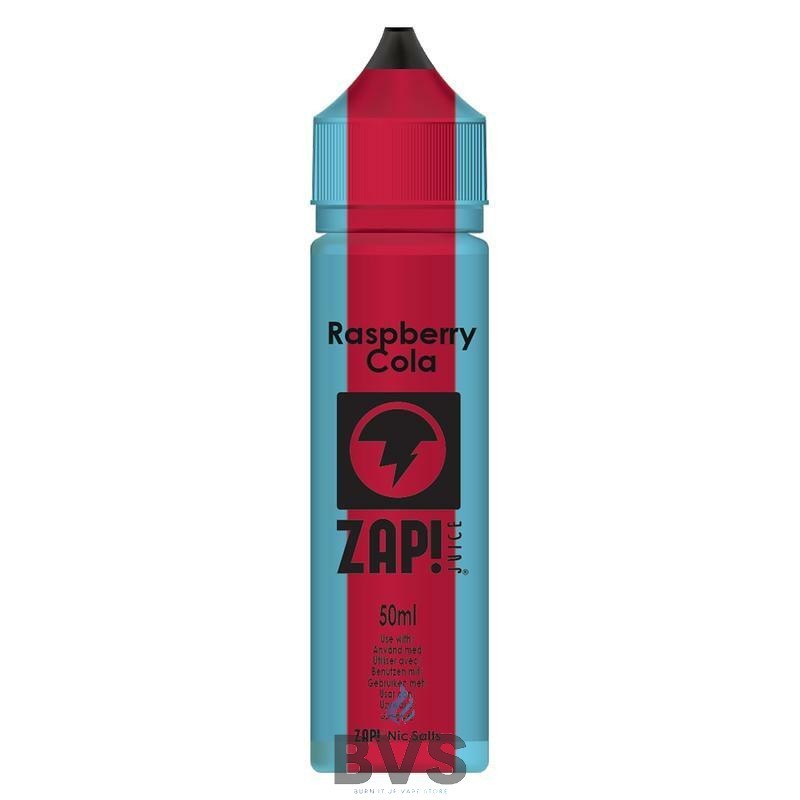 Raspberry Cola by Zap eLiquid 50ml Short Fill Raspberry Cola by Zap eLiquid 50ml Short Fill