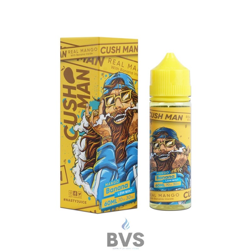 BANANA CUSH MAN SERIES ELIQUID BY NASTY JUICE 50ML BANANA CUSH MAN SERIES ELIQUID BY NASTY JUICE 50ML