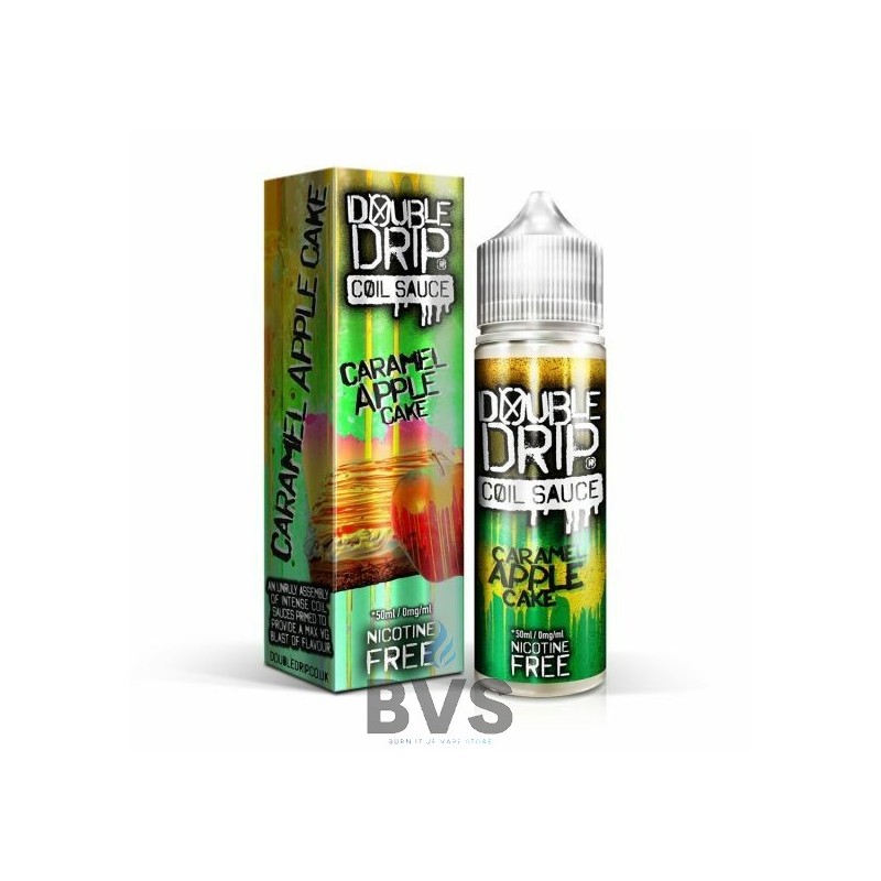 DOUBLE DRIP CARAMEL APPLE CAKE ELIQUID 50ML DOUBLE DRIP CARAMEL APPLE CAKE ELIQUID 50ML